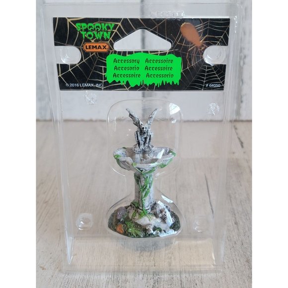 Lemax abandoned Fountain halloween spooky Village accessory - Picture 2 of 6